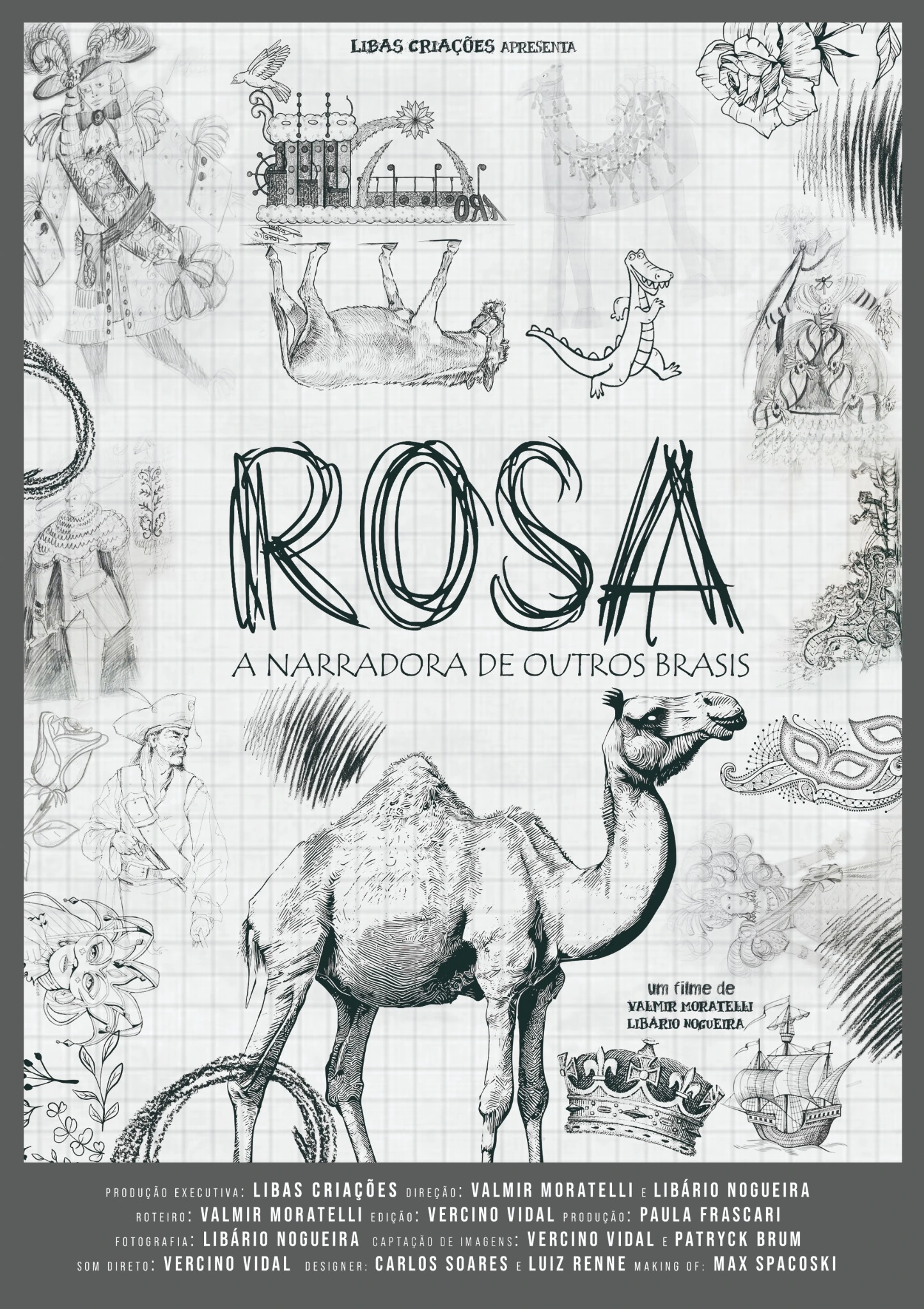 Pôster de Rosa — A Narradora De Outros Brasis fornecido pela Libas Criações